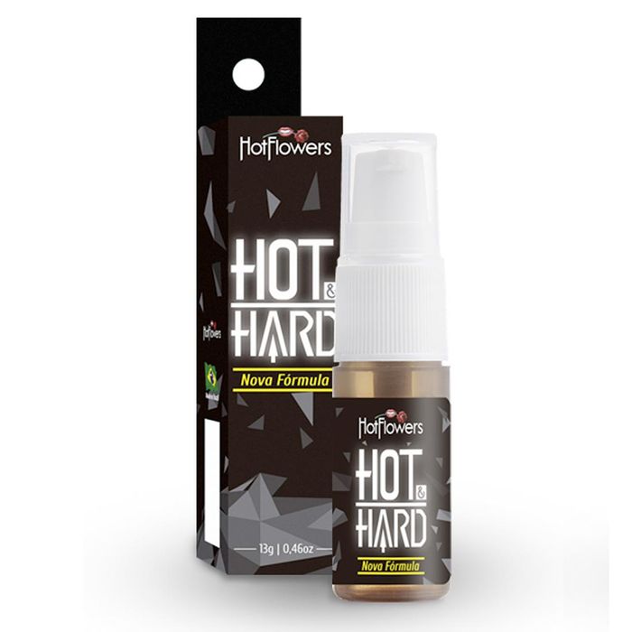 Hot Hard Spray Excitante Masculino 13g Hot Flowers
