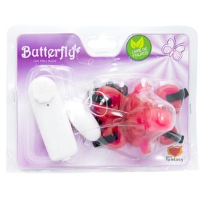 Vibrador Butterfly Com Mini Pênis Sexy Fantasy