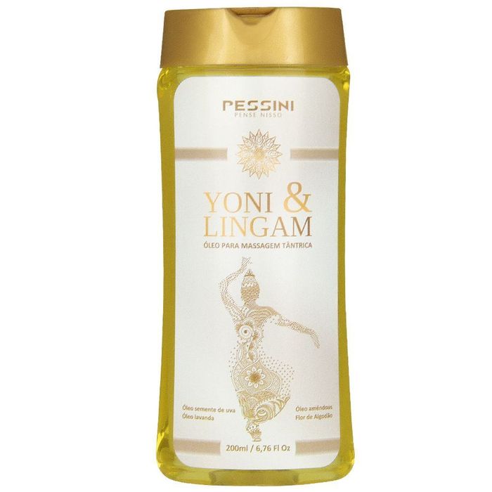 Yoni & Lingam óleo Massagem Tântrica 200ml Pessini