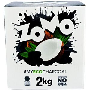 Carvão De Fibra De Coco Hexagonal 2 Kg Zomo