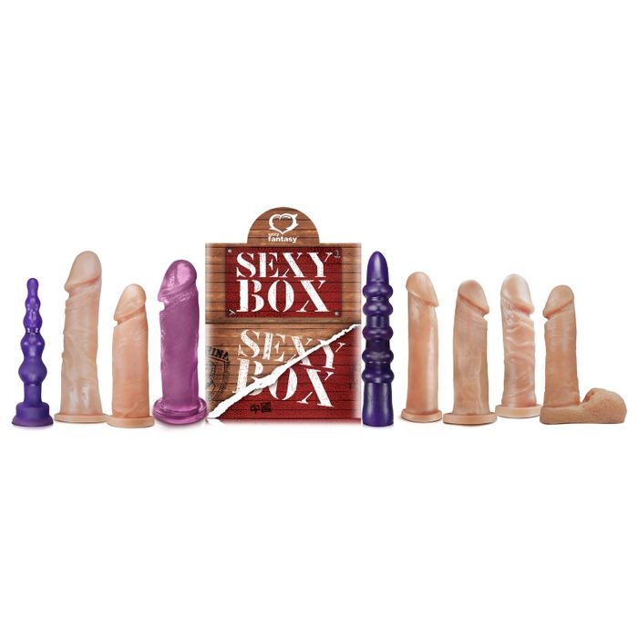 Kit Sexy Box Vermelho Com 10 Unidades Sex Fantasy