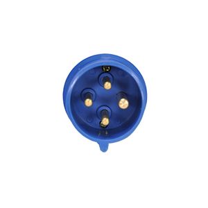 Plug Macho Industrial Jng 3p+t 16a 9h Azul 250v Mgi-014-9