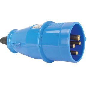 Plug Macho Industrial Steck 3p+t 32a Azul 250v Newkon N-4279