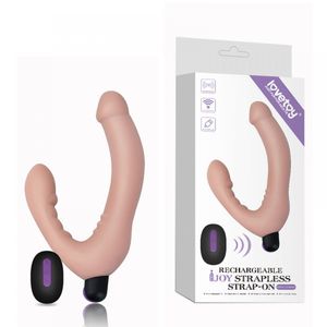 Strapless Wireless Penetrador com Plug Vaginal Recarregável 10 Modos de Vibração Joy Strapless Strap-on - Lovetoy