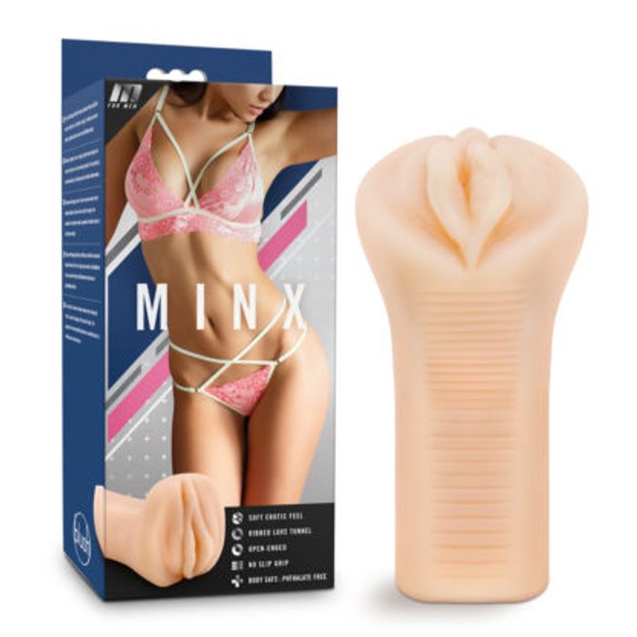 Masturbador em Formato de Vagina em Cyberskin -18 x 9,6 cm - M For Men Minx - Blush Novelties