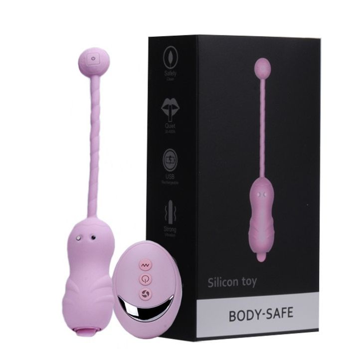 Cápsula Vibratória em Silicone Soft Touch com Simulador de Sexo Oral 10 Modos de Vibrações -  Magic Tongue