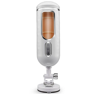 DIBE GOLF MASTURBATION CUP - Masturbador Lanterna Recarregável em Cyberskin com Ventosa, Fone, 7 Vibração, Simulação Gemido e Sucção - 23 X 8,5 CM