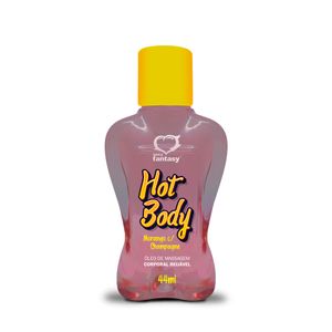 Hot Body Sexy Fantasy - Óleo De Massagem Corporal Beijável | Sabor: Morango Com Champagne