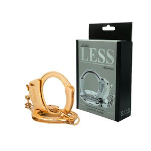Hard Less - Algema Sensual Em ABS Com Par De Chaves | Cor: Dourado