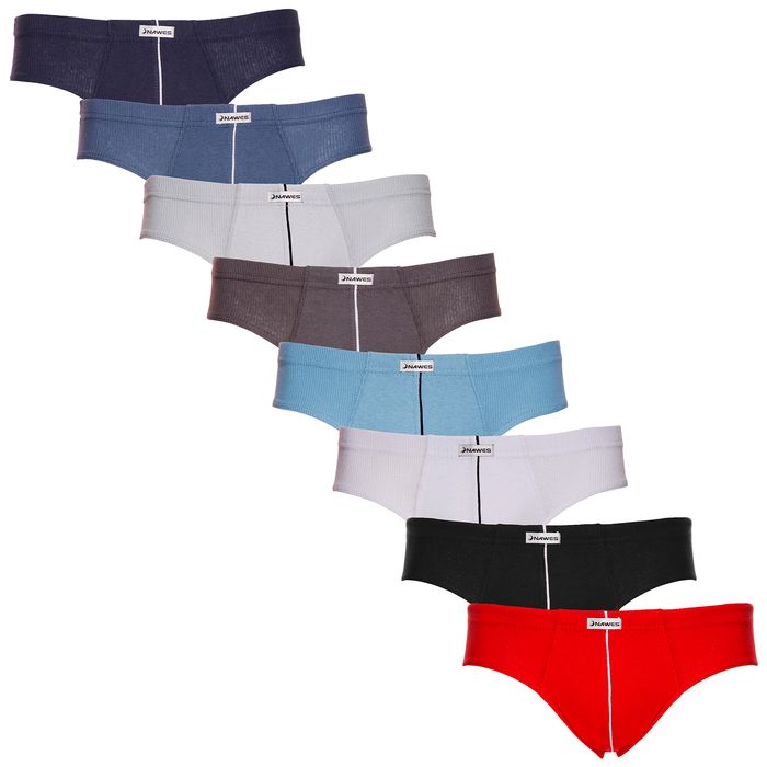 Cueca Slip Lisa Em Algodão Lateral Canelada Nawes