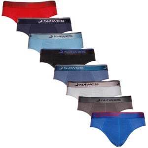 Cueca Slip Adulto Em Algodão Elástico Personalizado Nawes