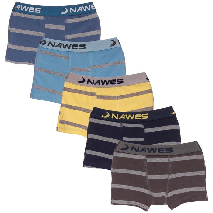 Cueca Boxer Infantil Listrada Nawes