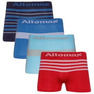 Cueca Boxer De Microfibra Com Listras Altomax