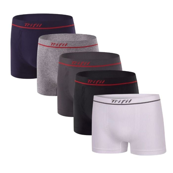 Cueca Boxer Sem Costura Lisa Trifil