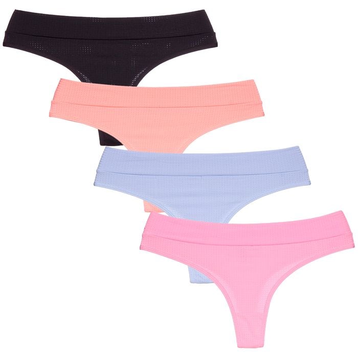 Calcinha Fio Dental Dry Fit Cintura Dupla Concept Lingerie