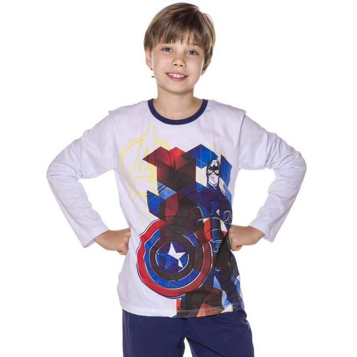 Pijama Juvenil Masculino Marvel Avengers