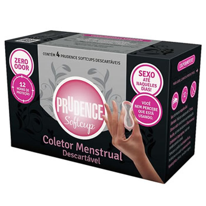 Soft Cup Coletor Menstrual Descartável Prudence