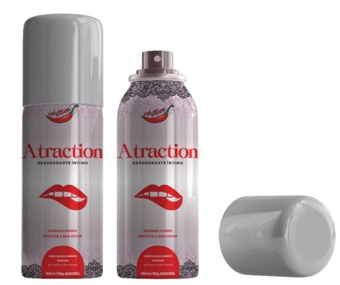 Atraction Desodorante íntimo 166ml Chilllies