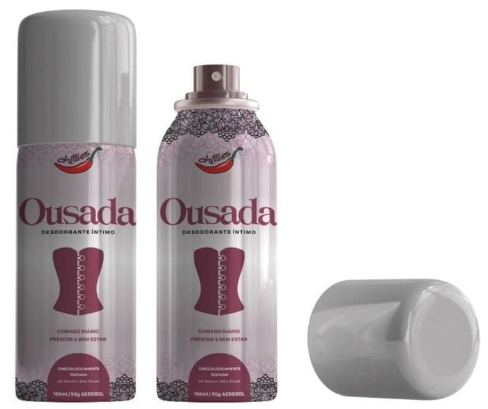 Ousada Desodorante íntimo 166ml Chilllies