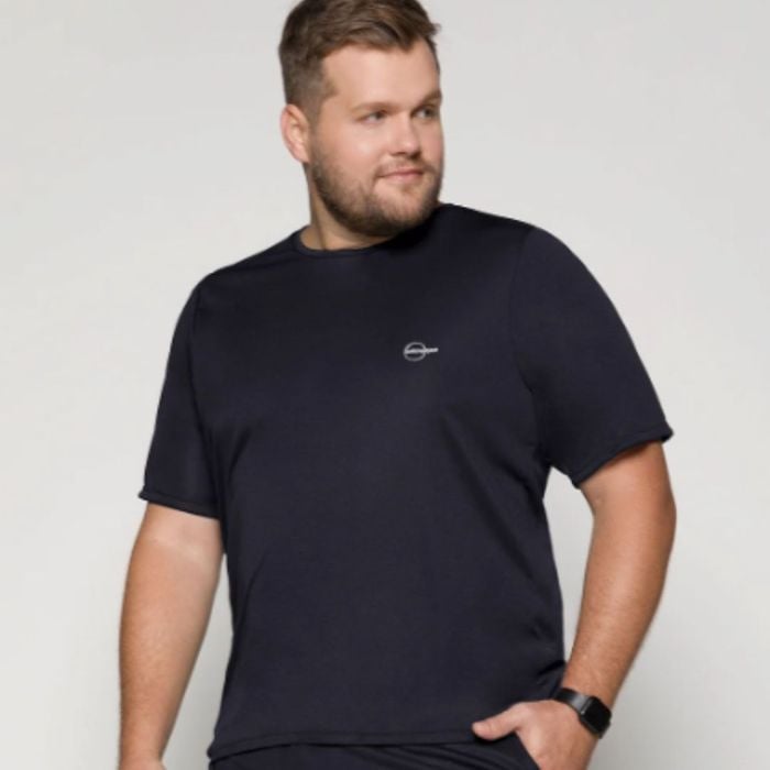 Camiseta Masculina Dry Fit Plus Size Selene