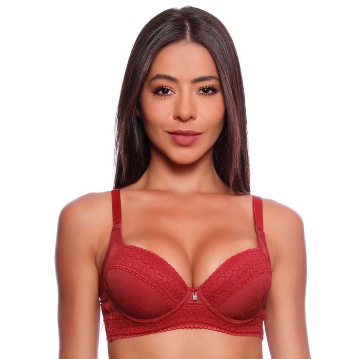 Sutiã Base Redutor Detalhe Em Renda Nayane Lingerie