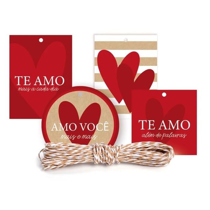 Kit Fechamento Para Presente Kraft Season Love