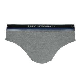 Cueca Slip Algodão Com Elastano Lupo