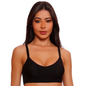 Sutia Top Faixa Acolchoado Sem Bojo Sem Aros Nayane Lingerie