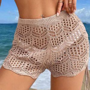 Saída De Praia Shortinho Em Tricot Coleção Reveillon