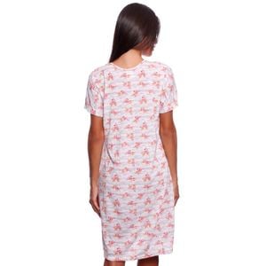 Camisola Estampada Em Viscose Necta