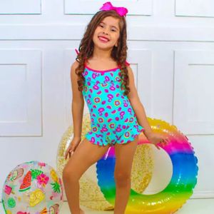 Maiô Infantil Estampado Babi Com Babadinhos