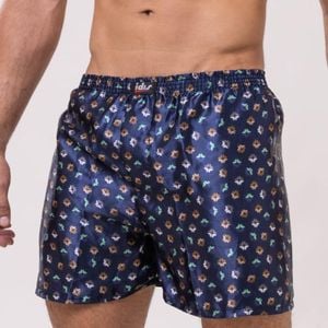 Cueca Samba Canção De Seda Estampada Idis Lingerie