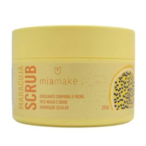 Esfoliante Corporal E Facial Maracujá Scrub 220g Mia Make