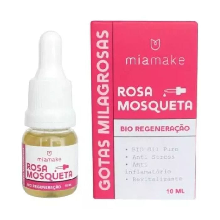 Gotas Milagrosas Rosa Mosqueta Bio Regeneração 10ml Mia Make