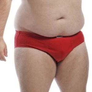 Cueca Slip Plus Size De Algodão Nawes