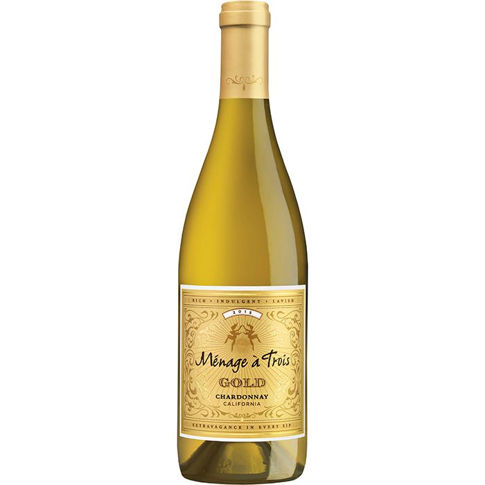 Vinho Ménage à Trois Gold Chardonnay 750 ml