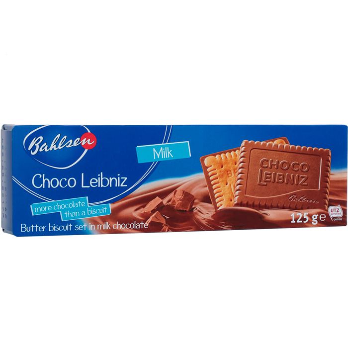 Biscoito Bahlsen Chocolate Leibniz Milk 125gr