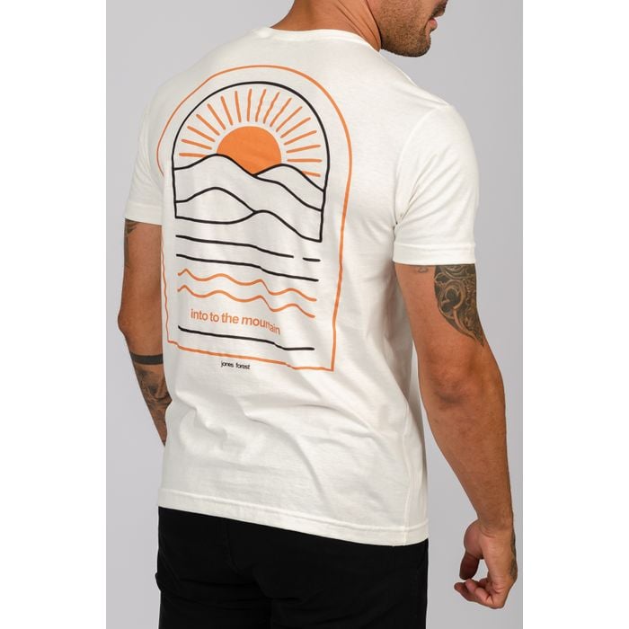 T-Shirt E-Forest Mountain Sun  
