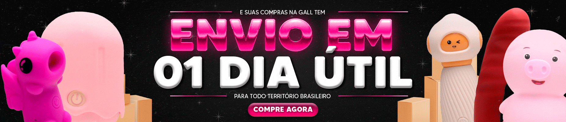 Envio em 1 dia util 