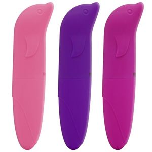 Vibrador Golfinho Toque Aveludado Gtoys