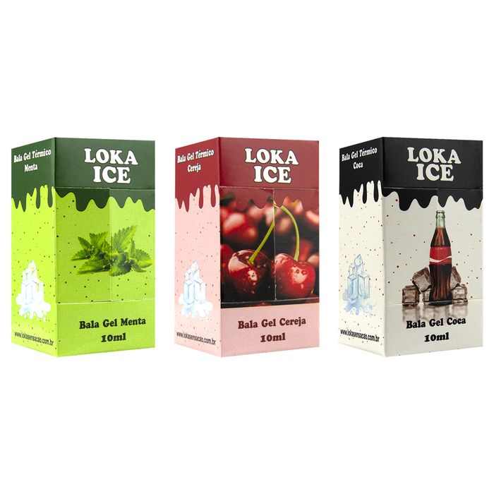 Loka Ice Bala Gel Comestível 8ml Loka Sensação