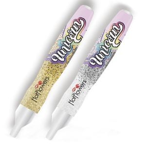 Caneta Hot Pen Glitter Unicorn 35g Hot Flowers