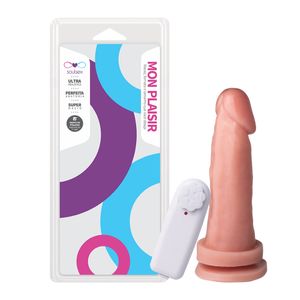 Protese Vibrador Externo Ventosa 17 X 4cm Soulsex