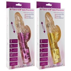 Vibrador Jack Rabbit Rotativo Vai E Vem 36 Vibracoes Sexy Import