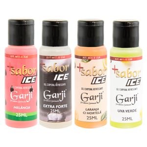  Sabor Ice Gel Comestivel 25ml Garji