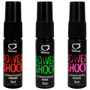 Power Shock Eletrizante Beijavel 15ml Sexy Fantasy