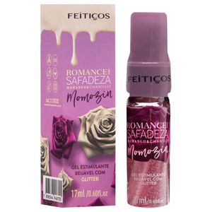 Romance Com Safadeza Gel Beijavel Glitter 17ml Feiticos