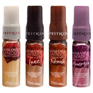 Romance Com Safadeza Gel Beijavel Glitter 17ml Feiticos