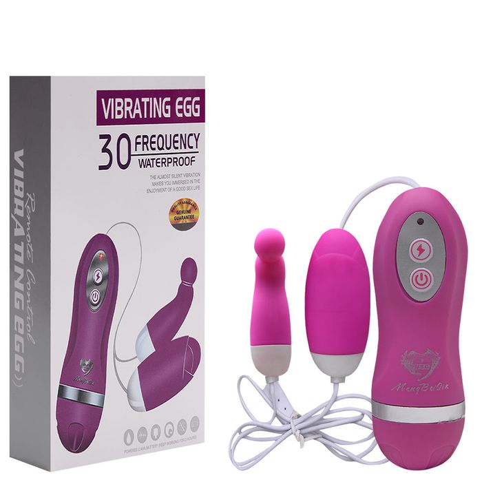 Cápsula Vibratória Dupla 30 Vibrações Vibrating Egg Mbq Vipmix