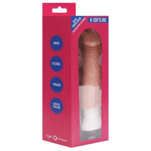 Penis Vibrador Com Ventosa 15 X 4cm Kgel